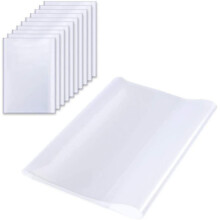 Exercise Book Cover Transparent Book Protector Reusable Waterproof