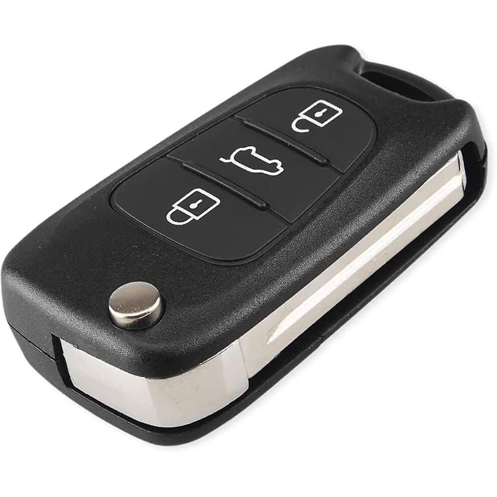 3 Buttons Key Fob Case Replacement Compatible For Crday Hyundai I20 I30 I35 Ix20 Ix35 9468842166659