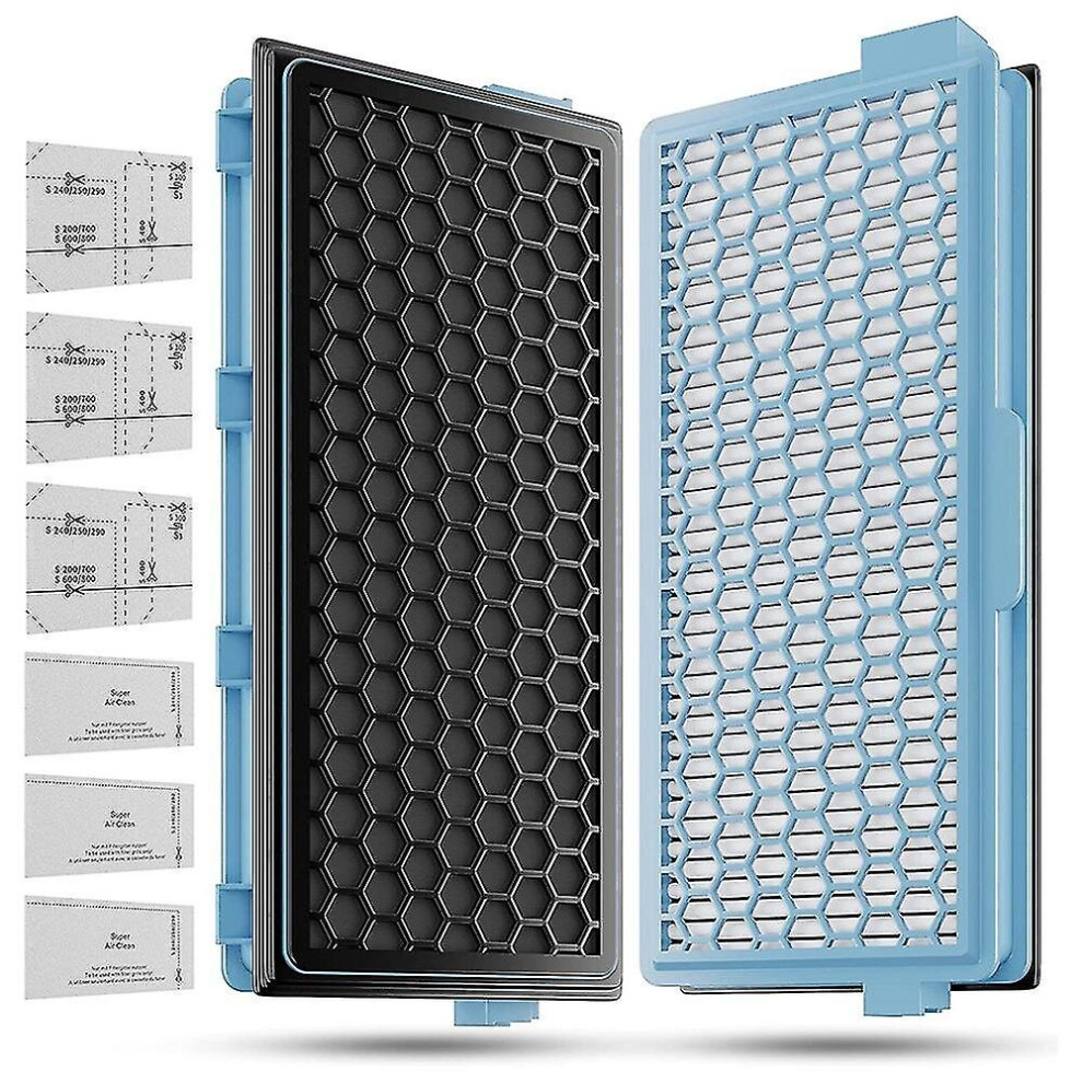 2x Hepa Filters For Miele Vacuum Filters Compact C1-c2