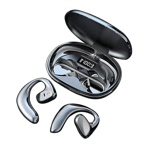 Bluetooth Headset -bone Conduction Headphones Noise Reduction (black)