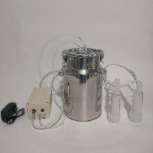 Electric Milker 7 Liter Electric Vacuum Pump Goat Milking Machine 304 Stainless Steel Milker Bucket Cow Milking Machine For Cow Goat Cattle S(us Plug,