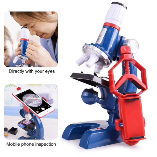 Microscope For Adults Students 100x-1200x Beginners Microscope W/ Phone Adapter 2