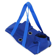 Multi-function Dog/cat Grooming Restraint Bags For Bathing Washing Trimming Nail Green/blue