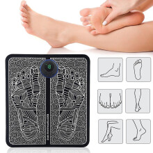 New Electric Ems Foot Massager Leg Reshaping Pad Feet Muscle Stimulator Mat Usa Kit