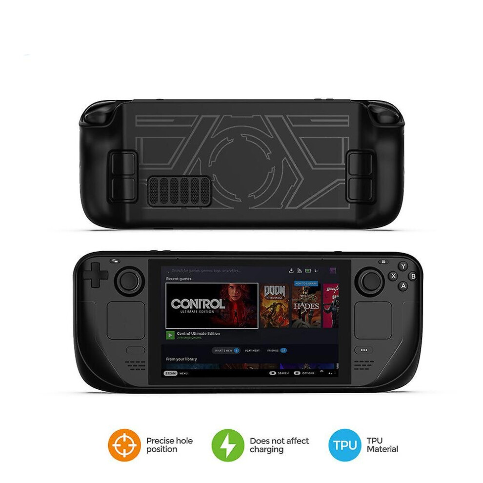 Shell For Steam Deck Game Console Tpu Host Case Shockproof Shockproof Anti-Drop Cover For Steam Deck Accessories 9468842174845