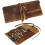 Leather Tool Roll Up Pouch - Leather Tool Wrench Roll/chisel Bag By Rustic Town 1