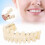 Smile Snap On False Teeth Upper Lower Dental Veneers Dentures Tooth Cover Set 5