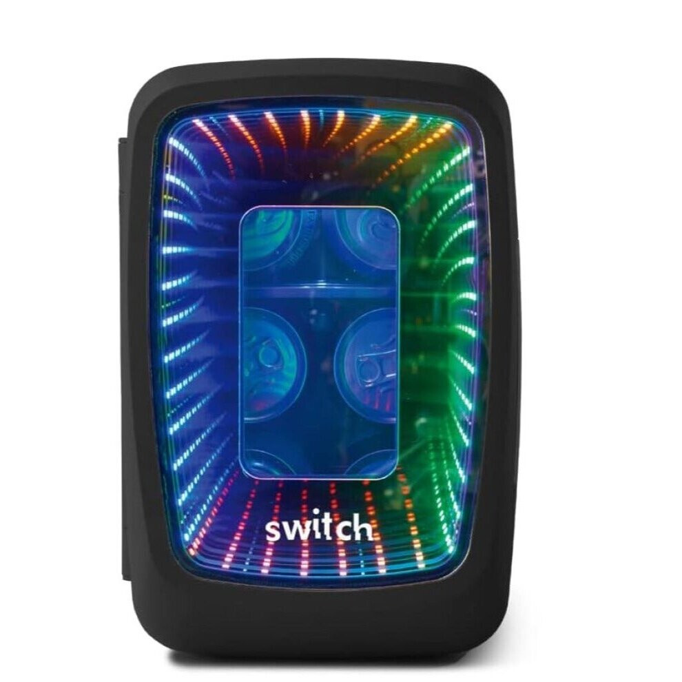 SWITCH Infinity Portable Fridge With Car Charging Adaptor, Fits 6 Cans, 4 Liters Capacity