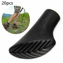20 Pieces / 10 Pairs Of Asphalt Rubber Buffers X-4gt For All Common Nordic Walking Poles - Hiking Poles
