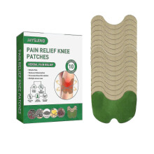 20pcs Knee Pain Relief, Wormwood Knee Patch, Thermal Patch For Back Pain, Neck Pain And Shoulder Pain Relief High Quality
