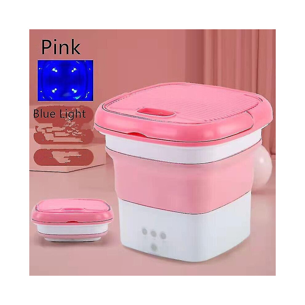 Folding Washing Machine For Clothes With Dryer Bucket Washing For Socks Underwear Mini Washing Machine With Drying Centrifuge