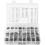 280pcs Stainless Steel Slotted Spring Pin Assortment Kit, Split Spring Dowel Tension Roll Pins With 1