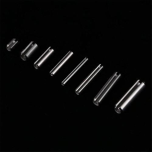 280pcs Stainless Steel Slotted Spring Pin Assortment Kit, Split Spring Dowel Tension Roll Pins With 2