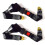 2 Pack Universal Lap Adjustable Seat Belt 2 Point Adjustable Safety Harness Kit Single Double Seat Lap Seatbelt 1