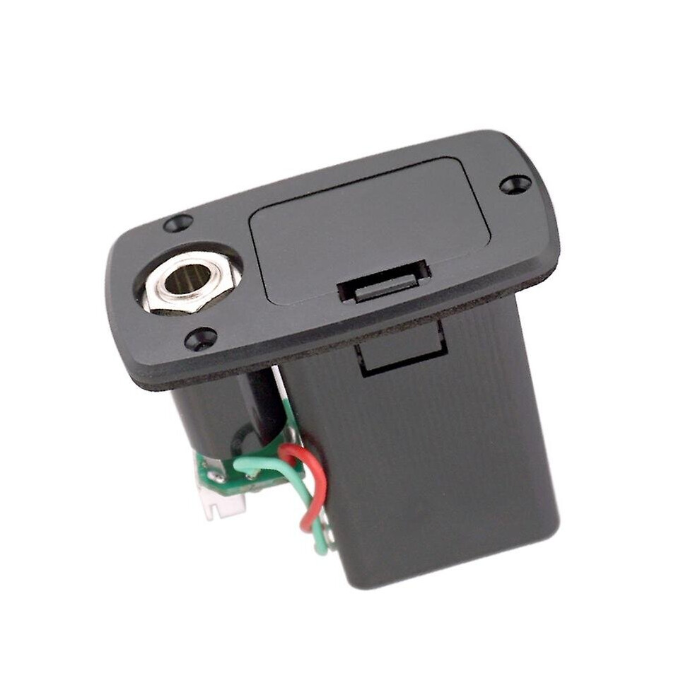 Abs 9v Guitar Pickup Battery Case Box For Electric Acoustic Guitar Bass Storage Cover Replacement