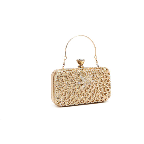 (Gold) Sparkling Classical Women Clutch Purse Evening Bag 1