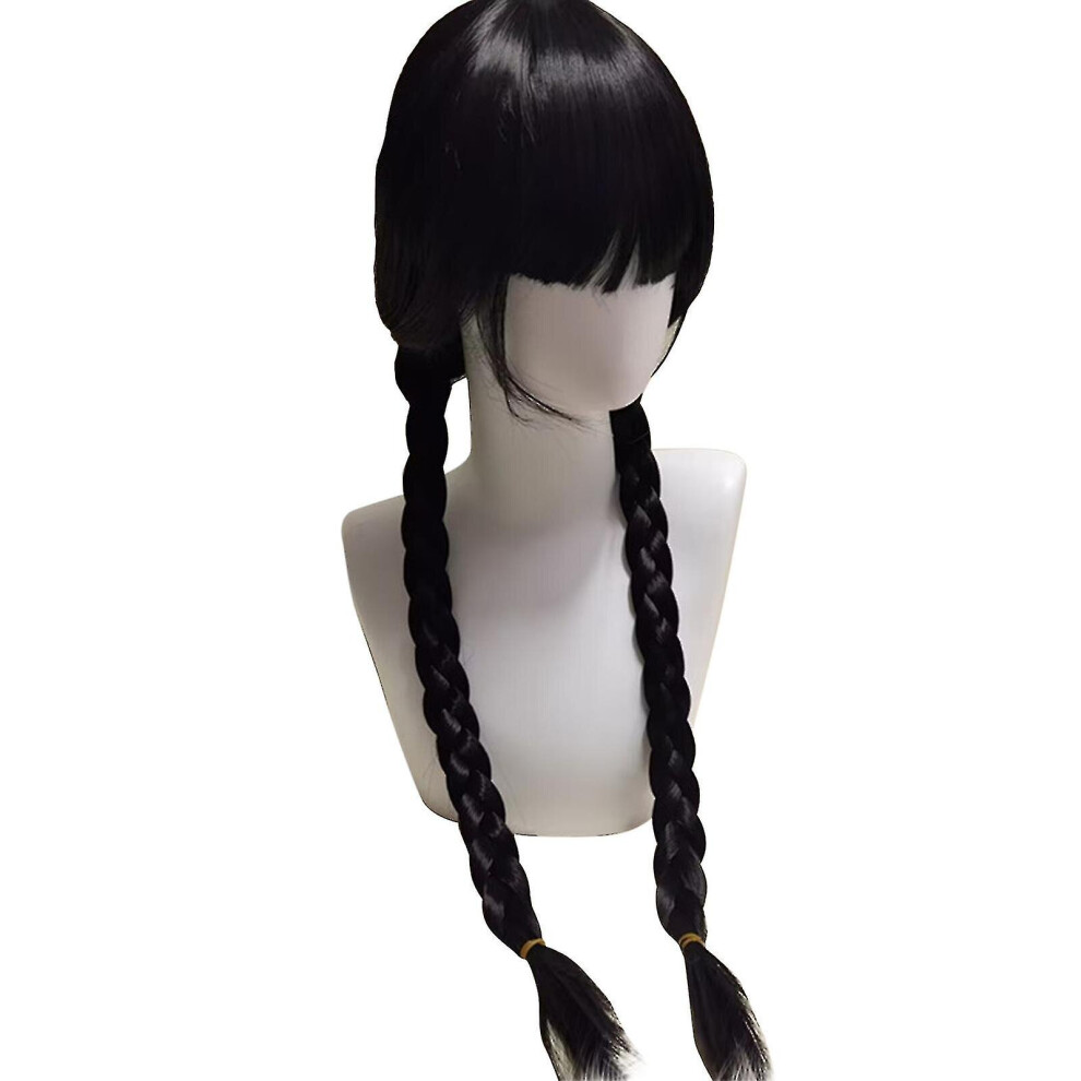 Wednesday Addams Wig For Children
