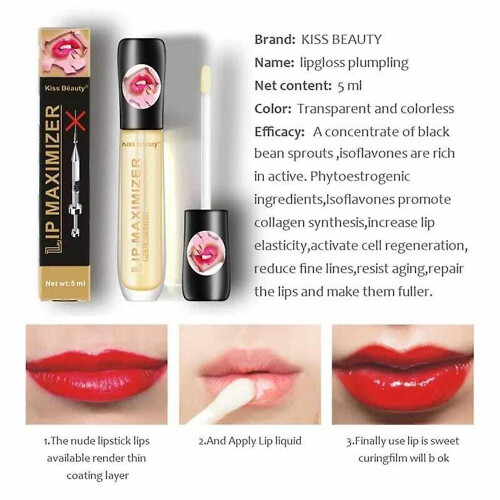 1/2pcs Lip Plumper Extreme Lip Gloss Plump Volume Bigger Lips Moisturizing 1