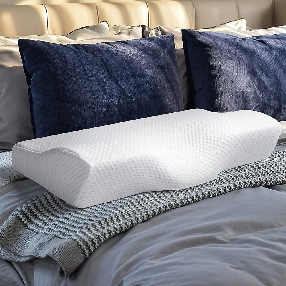 Contour Memory Foam Pillows Orthopedic Sleeping Pillows,cervical Pillow For Pain Relief, Ergonomic , Bed Pillows For Side, Back
