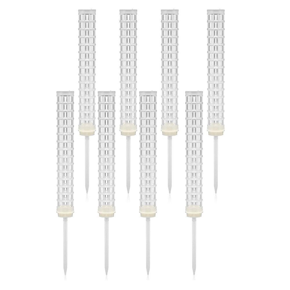8 Pieces Moss Pole Coir Moss Pole Stick Stackable Stakes Monstera Support Plastic Sphagnum Moss Pol