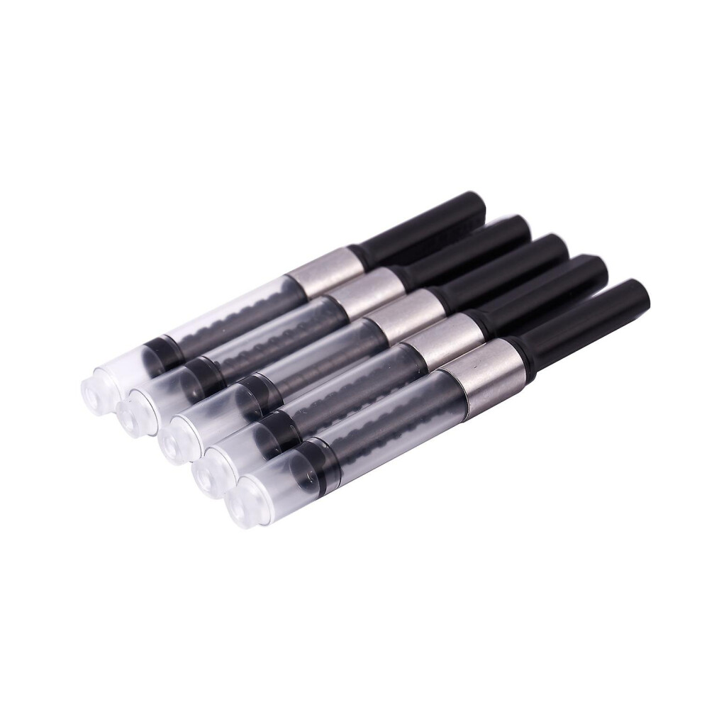 5pcs Fountain Pen Ink Converter Ink Reservoir New Suitable For All Types Black