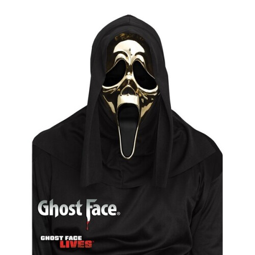 Palmer's Ghost Face Gold Chrome Mask