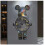 Clock wall decoration Brick Bear Clock Mute 1