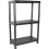 Gr8 Home Black 3 Tier Plastic Shelving Unit Storage Racking Shelves 2