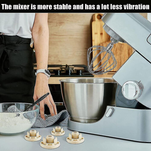5pcs Mixer Foot Bottom Pad Stand Attachment Replacement Mixer Accessories Compatible For Kitchenaid 2