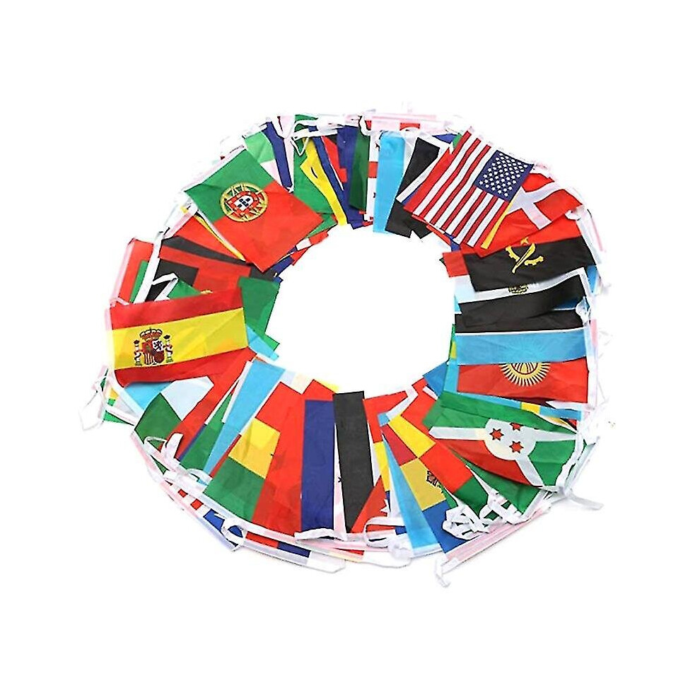 100 Countries String Flag International Bunting Pennant Banner Decoration-fast Delivery