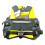 Multi-pocket Work Tool Vest with Black Yellow Reflective Safety Strip Adjustable Strap 3