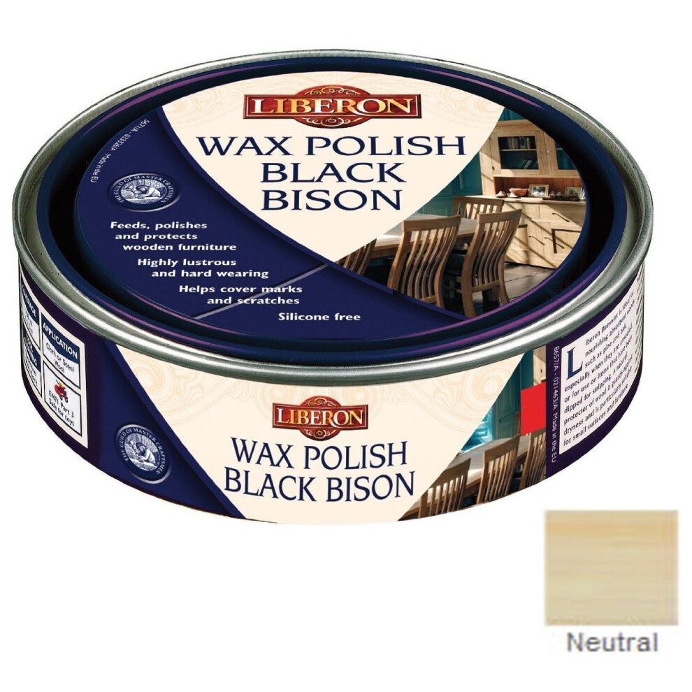 Liberon Bison Paste Wax Neutral 150Ml 3282390090626