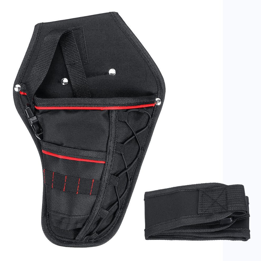 Electrician Waist Pocket Tools Belt Pouch Bag Drill Screwdriver Kit Tool Holder 1138392188613