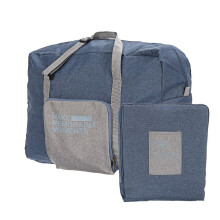 (Blue) Travel Waterproof Bag Luggage Wardrobe Suit Dress Garment Carrier Suiter Case Suitbag Cover Bag