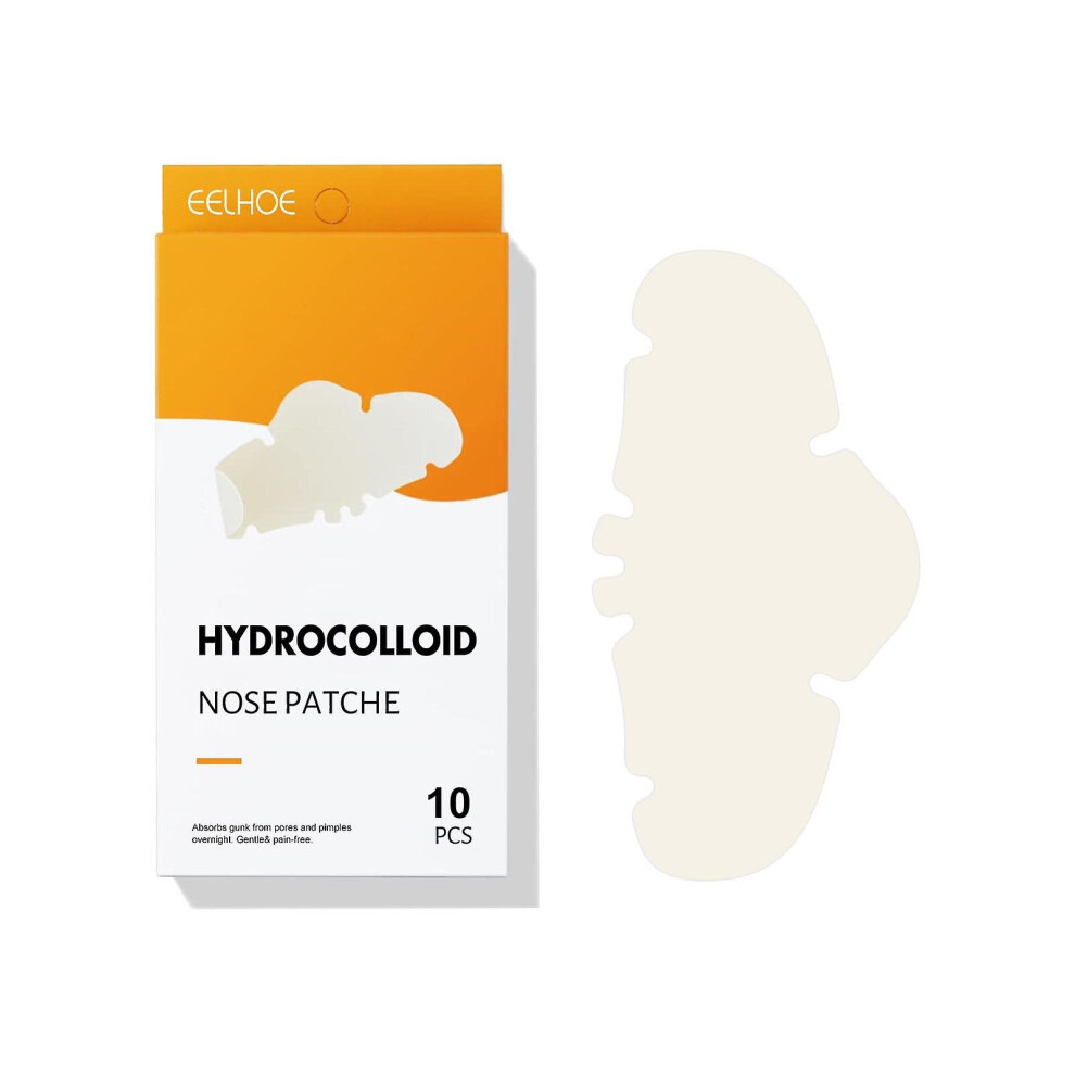 Hydrocolloid Patch For Nose Pores Pimples Pimples To Absorb Pimple Nasal Mucus (10 Pieces)