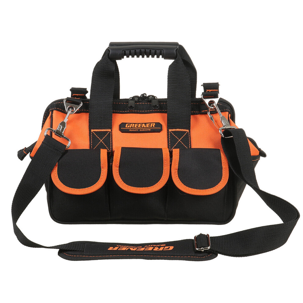 (12.5Inch) 13-20" Heavy Duty Electrician Tool Bags Tool Storage With Handle + Shoulder Strap 1138392190876
