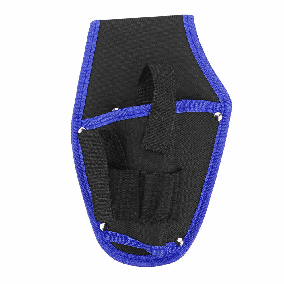 (Blue) Electric Drill Waist Bag Wrench Screwdriver Tools Belt Pouch Holder Storage Bags 1138392188651