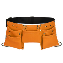 (Yellow) Kids Tool Belt Children Tool Pouch Bag Waist Multi-Bag For Role Play Garden Adventure