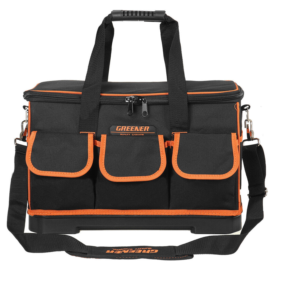 (16Inch) 13-20" Heavy Duty Electrician Tool Bags Tool Storage With Handle + Shoulder Strap 1138392190937