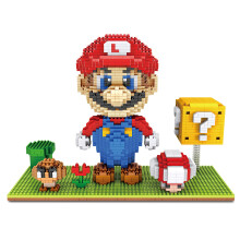 (Style # A-2000PCS) Super Mario Building Blocks Puzzle Micro 3D Figures Brick Toys