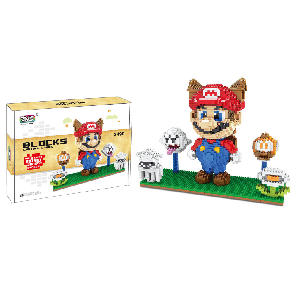 (Style # C-2300PCS) Super Mario  Building Blocks Puzzle Micro 3D Figures Brick Toys