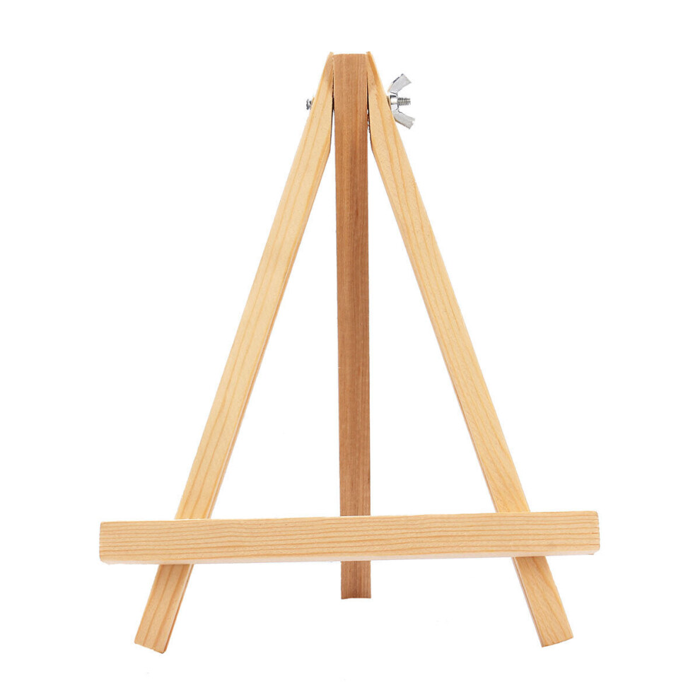 (9x15.5cm) Durable Wood Wooden Easels Display Tripod Art Artist Painting Stand Paint Rack
