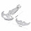 Outdoor Stainless Steel Folding Grappling Gravity Hooks Climbing Claw Camping 3