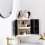 (Large) Creative Bathroom Corner Shelf Rack Kitchen Bathroom Double Door Storage Space Save 4