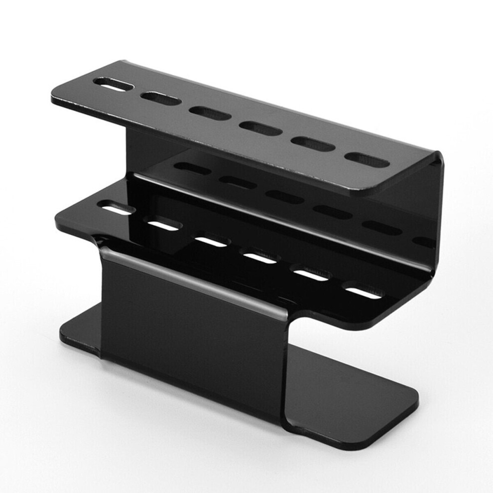 Gzuk Black (Black) 6 Holes Eyelash Extension Tweezers Stand Storage Baskets Holder Rack Makeup Tool