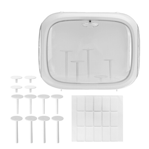 Hand-made Display Storage Cabinet Dust-proof and Transparent Mini Storage Box 1
