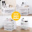 (2 Layers) Plastic Cosmetic Drawer Makeup Organizer Storage Box Container Holder Desktop with Drawer 4
