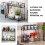 (41cm) Multifunctional Makeup Rack Storage Box Kitchen Dormitory With Multi-layer Book Desktop Racks 7