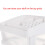 (2 Layers) Plastic Cosmetic Drawer Makeup Organizer Storage Box Container Holder Desktop with Drawer 8
