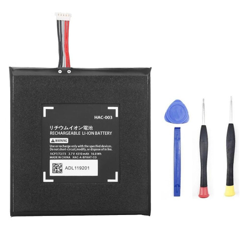 3.7v 4310mah Hac-003 Rechargeable Battery Kit Replacement For Switch Console